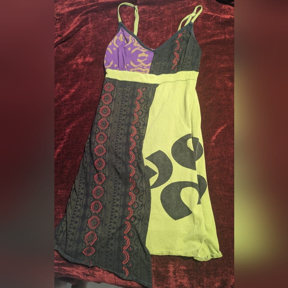 Size small cotton dress made in Napal